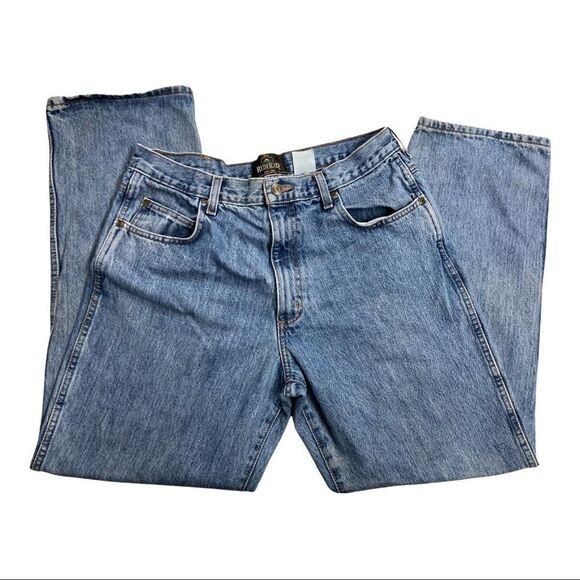 RED HEAD Men’s Jeans,Size 33X30, Relaxed Fit, blue,Hand measures 32/29.5,Rise:12 - Picture 1 of 12
